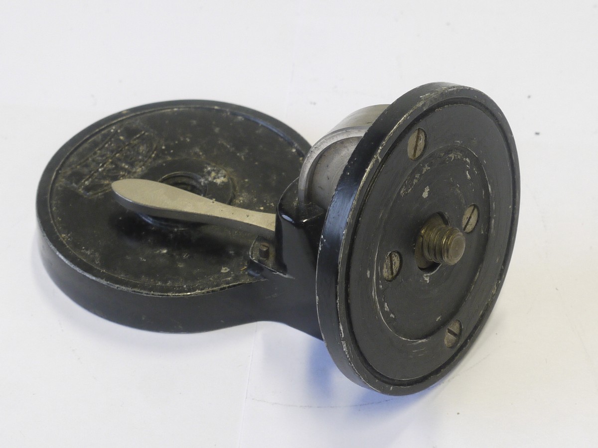 mwclassiccameras-20220107-70 Zeiss Ikon early Adjustable Tripod Head, with 90 Degree Tilt with locking lever. UNCOMMON