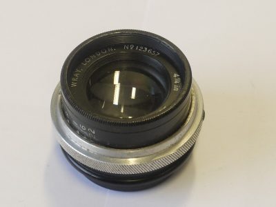 Wray 4 1/4 inch f4.5 Supar enlarging lens, L39 screw mount