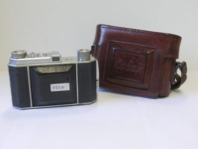 Kodak Retina I Type 010 35mm folding camera with 5cm f3.5 Ektar uncoated lens in Compur shutter + makers ER case