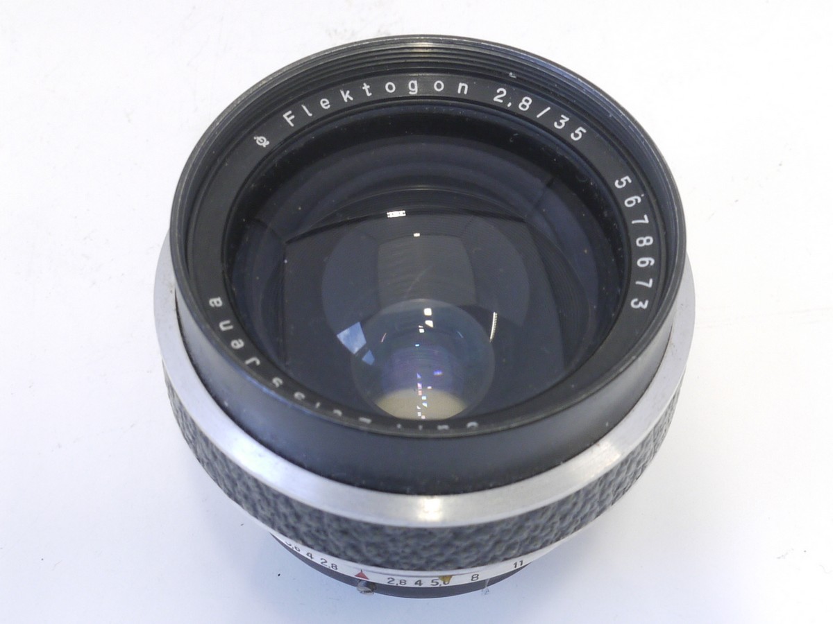 Carl Zeiss Jena 35mm f2.8 Flektogon lens for Werra + makers brown