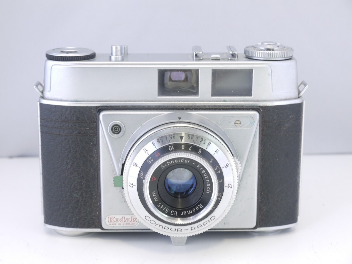 mwclassiccameras-20220204-146 Kodak Retinette 35mm viewfinder camera with 45mm f3.5 Reomar lens in Compur Rapid shutter + BDB Clear filter & makers ER case