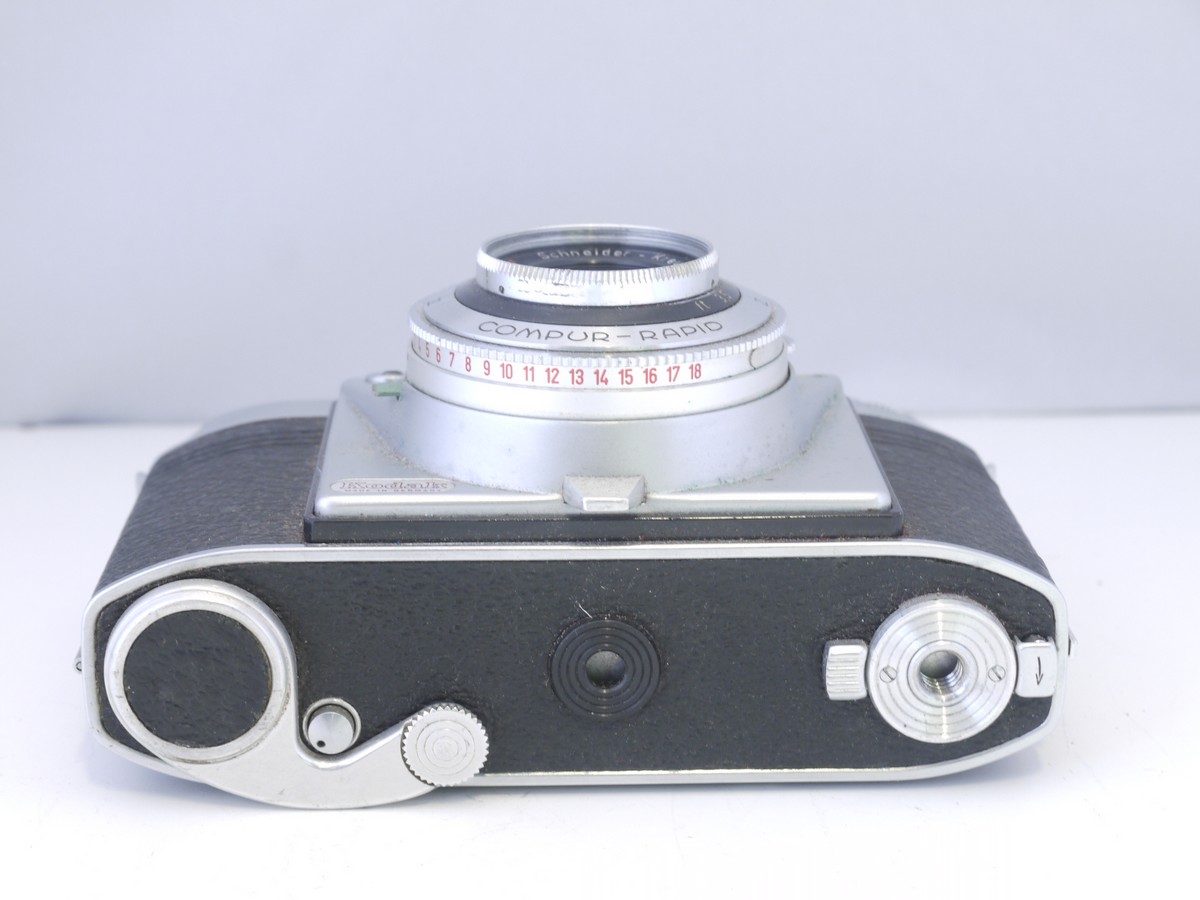 mwclassiccameras-20220204-149 Kodak Retinette 35mm viewfinder camera with 45mm f3.5 Reomar lens in Compur Rapid shutter + BDB Clear filter & makers ER case