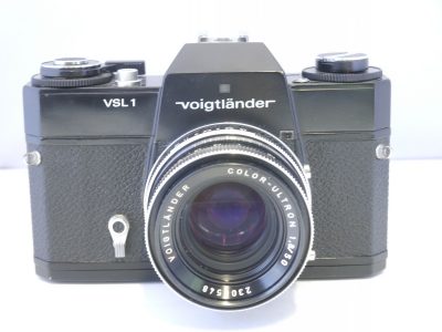 Voigtlander VSL1 35mm SLR, Black + 50mm f1.8 Color-Ultron M42 screw mount, M42 screw mount, strap & ER case