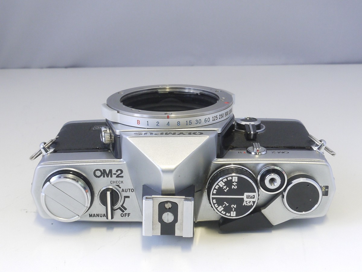 Olympus OM-2 MD 35mm SLR body, chrome, with Shoe 2 Hotshoe – MW