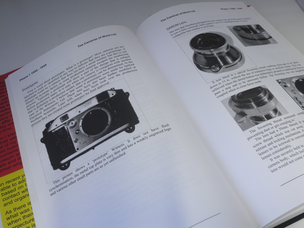 mwclassiccameras-20220204-454 Ilford Faces, People and Places - The Cameras of Ilford Limited 1899-2005 book by Andrew J Holliman c2006. Hardbound, with dust cover. 288 pages in English