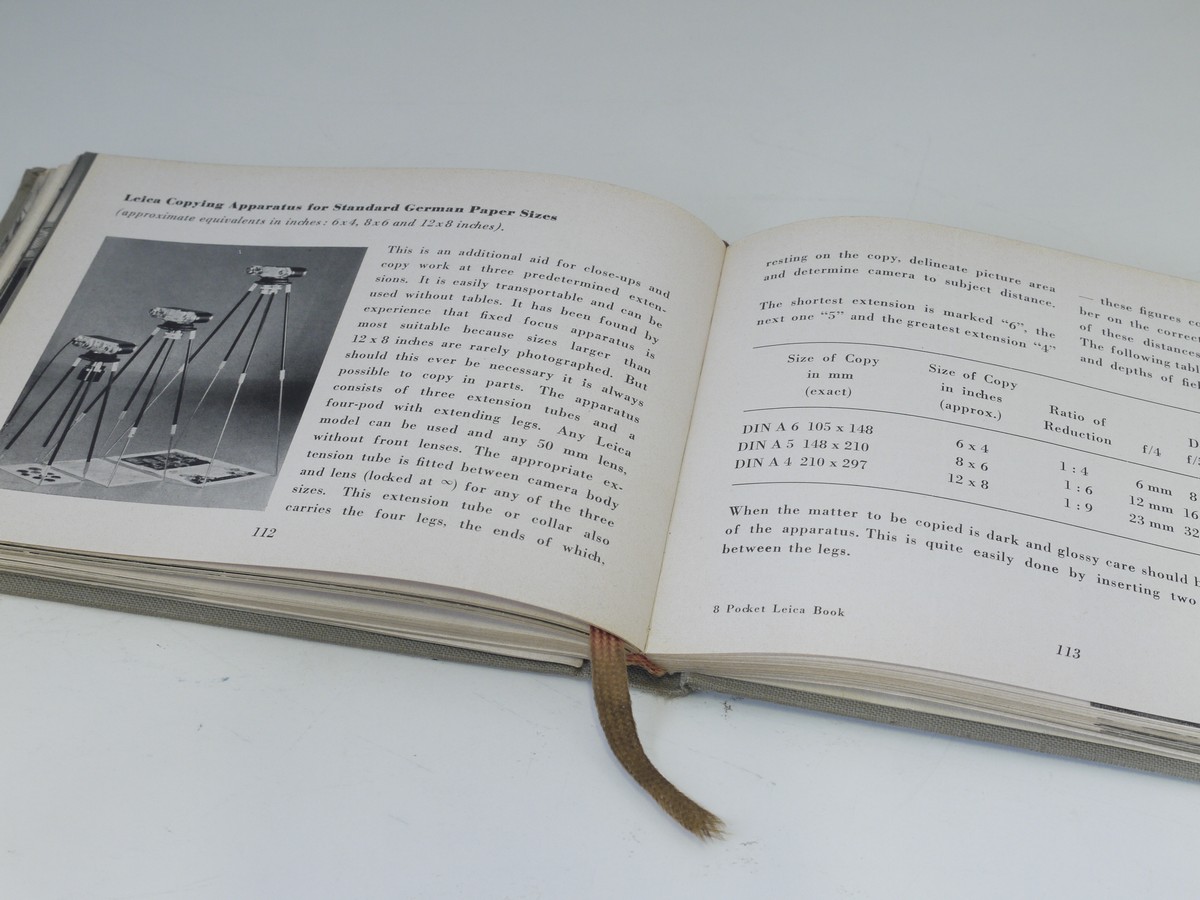 mwclassiccameras-20220211-109 Pocket Leica Book by Kisselbach, 1st Edition, hardbound. 192 pages in English