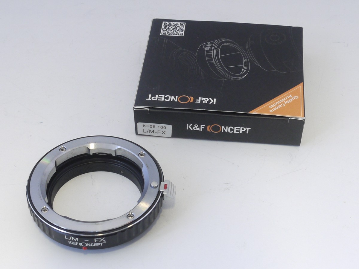 mwclassiccameras-20220218-104 K&F Concept L/M-FX mount adapter for using Leica M lenses on Fuji FX Cameras + makers Box