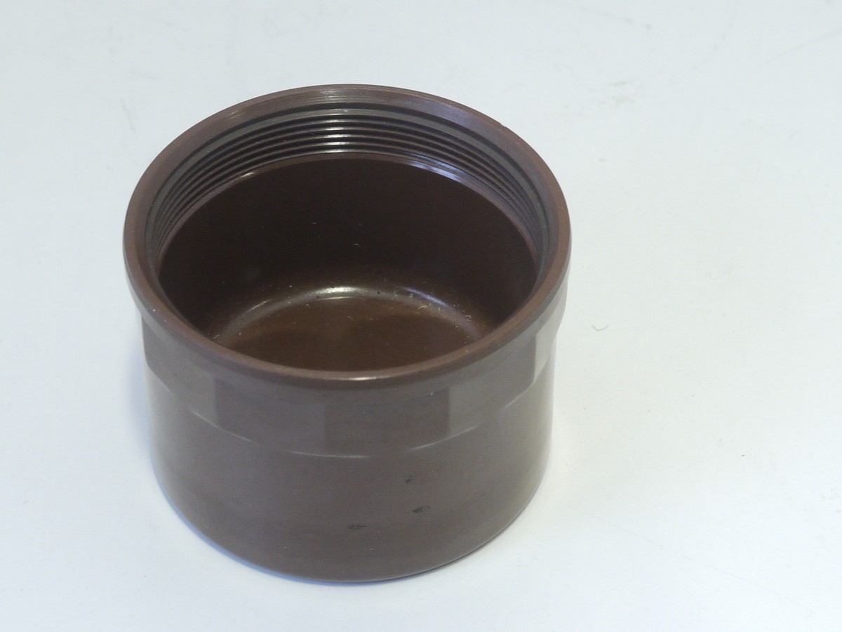 mwclassiccameras-20220218-202 Krasnagorsk Brown L39 rear lens cap, long type for use with 35mm Jupiter-L39 lens. UNCOMON