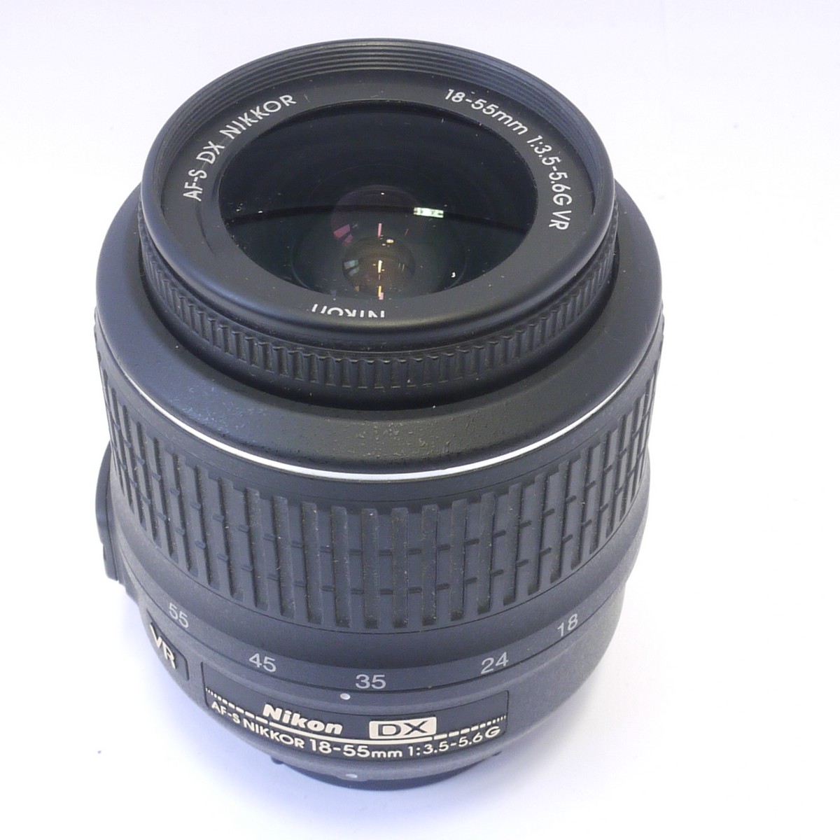 mwclassiccameras-20220304-195 Nikon 18-55mm f3.5-5.6G AF-S Nikkor DX SWM VR Aspherical lens + makers caps