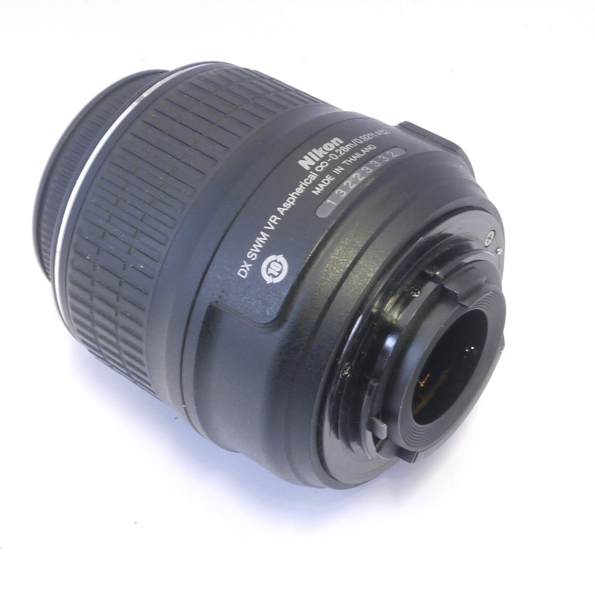 mwclassiccameras-20220304-198 Nikon 18-55mm f3.5-5.6G AF-S Nikkor DX SWM VR Aspherical lens + makers caps