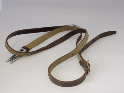 Rollei leather scissors type neck strap for Rolleiflex TLRs
