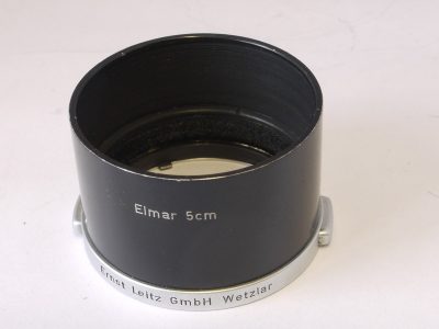 Leitz Clip-on metal lens hood for 5cm f2.8 Elmar (ITDOO)