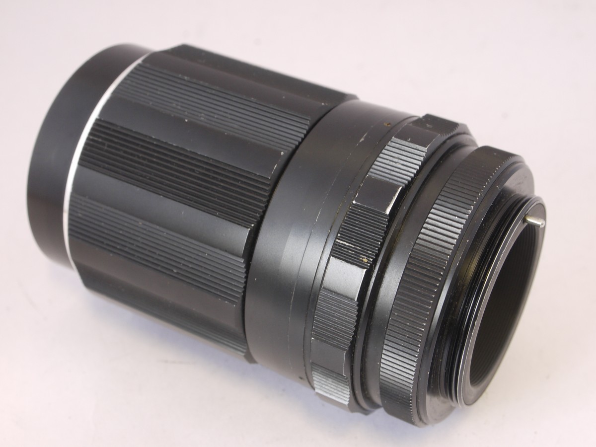 mwclassiccameras-20220415-204 Asahi Opt. Co 135mm f3.5 Super Takumar manual focus Auto M42 screw mount lens, all black + caps & case