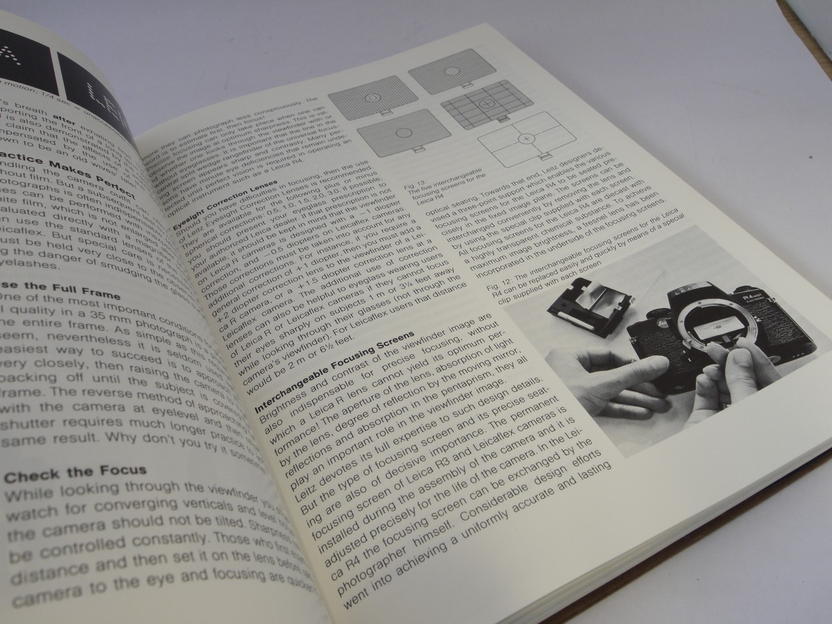 mwclassiccameras-20220415-391 Applied LEICA Technique - Excellence in Photography Book by Gunter Osterloh c1985. Hardbound with dust cover. 304 pages in English