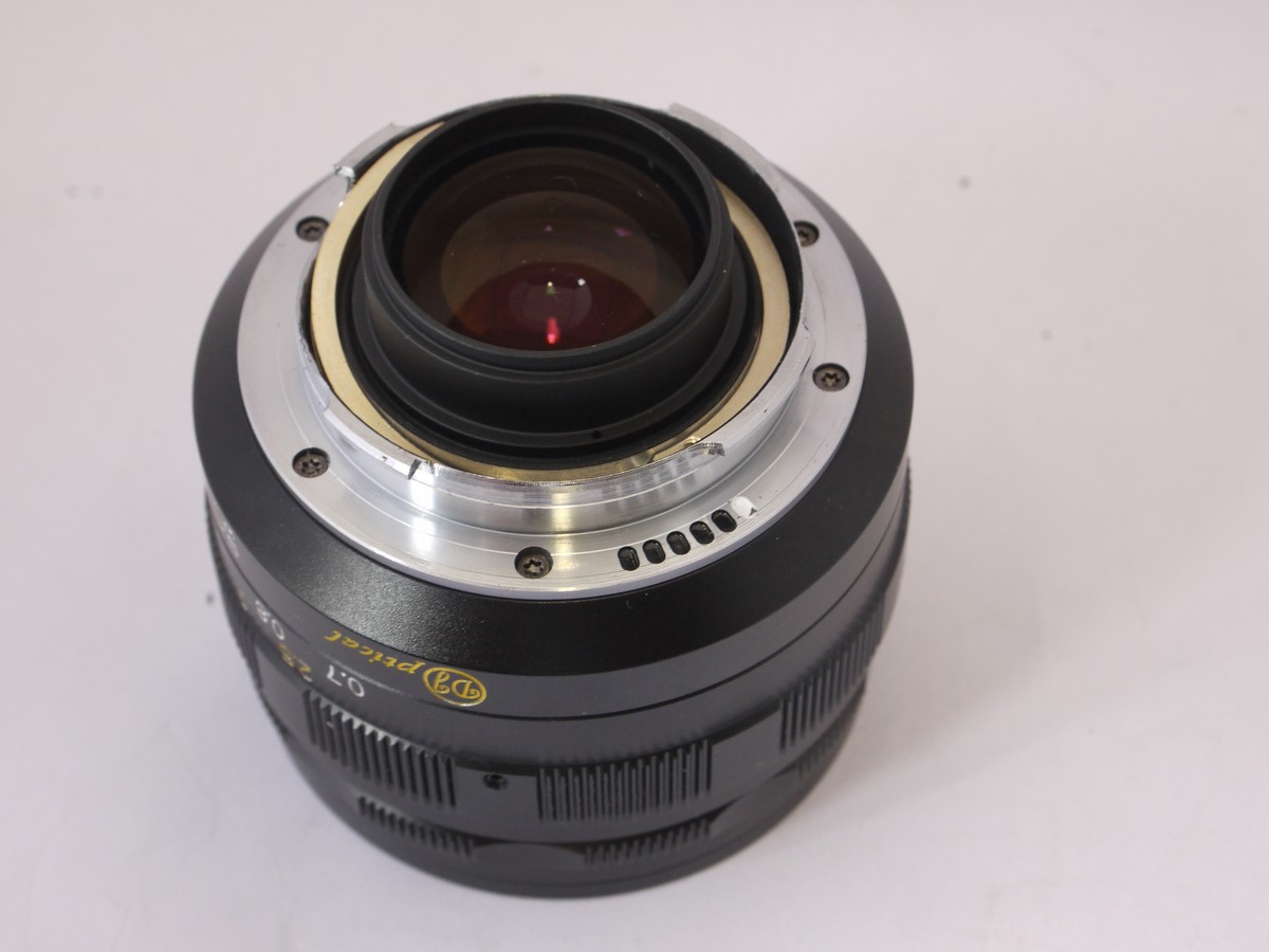 mwclassiccameras-20220422-55 DJ Optical 50mm f1.1 Leica M (6-bit) mount lens (No.60243R) + makers caps. Special Edition stamped "Boyer Paris Digital Journey" on the front cap
