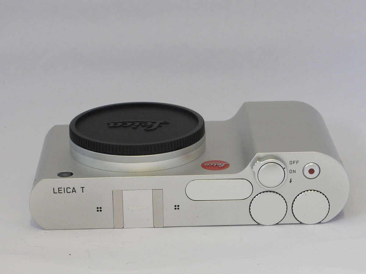 mwclassiccameras-20220429-246 Leica T Type 701 16.3 MP Digital Camera body, Silver (18181) with body cap, Battery, Leica Battery Charger, Leica Universal Strap Lugs, Neck Strap, Leica Grey Case base & makers Box with full packaging