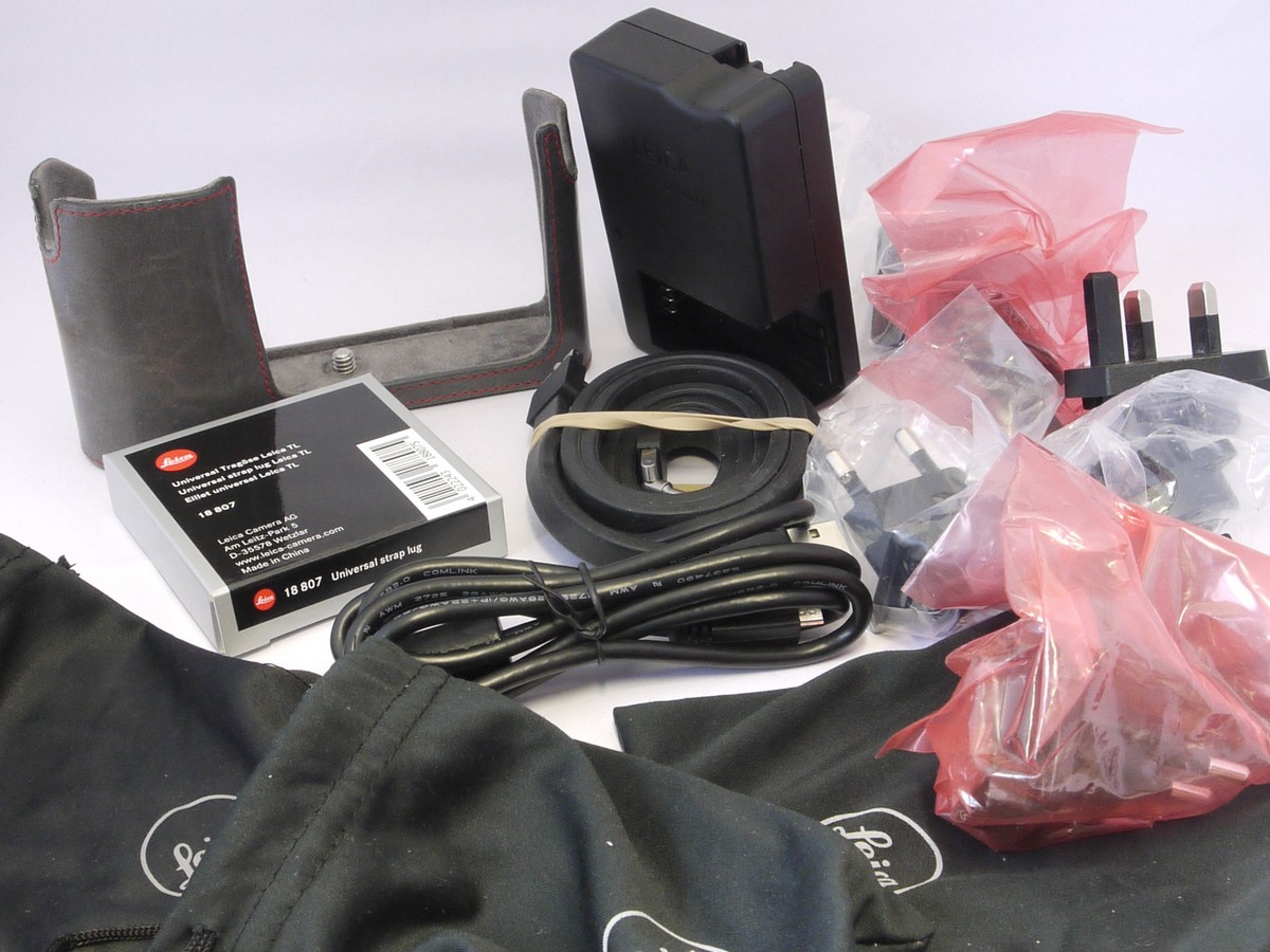 mwclassiccameras-20220429-250 Leica T Type 701 16.3 MP Digital Camera body, Silver (18181) with body cap, Battery, Leica Battery Charger, Leica Universal Strap Lugs, Neck Strap, Leica Grey Case base & makers Box with full packaging