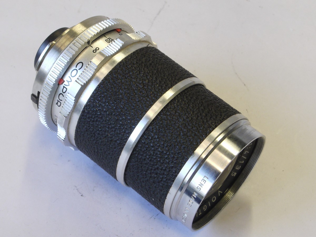 mwclassiccameras-20220527-359 Voigtlander 135mm f4 Super-Dynarex Deckel mount Bessamatic lens