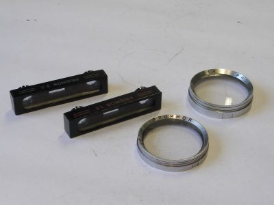 Somnor A36 push-on Close-Up lenses/matching Rangefinder attachments for L39 cameras (Promnor 1.5 & 3.5 Dioptres)