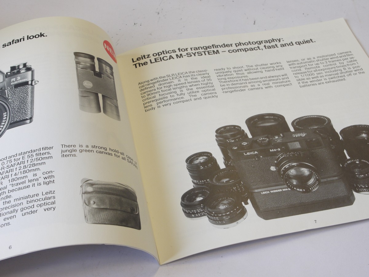 mwclassiccameras-20220603-298 Leitz "Leitz Products Simply for their Optics" 16 pag booklet in English c1978