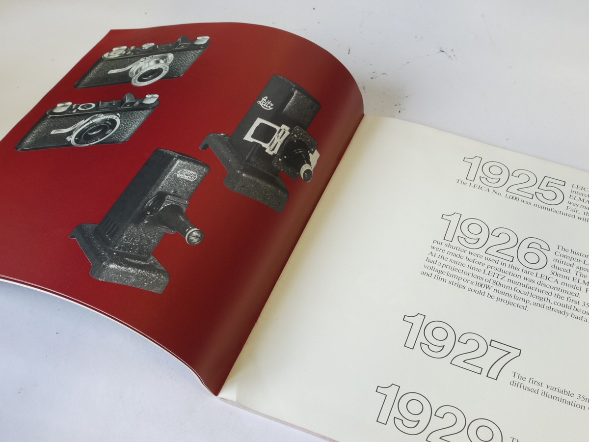 mwclassiccameras-20220603-317 Leitz "Oskar Barnack Centenary - The development of the Leica system since 1914" 60 page booklet in English c1980
