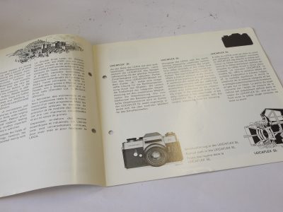 Leitz News - Photo-Projection-Binoculars 12 page leaflet made for Photokina 1968