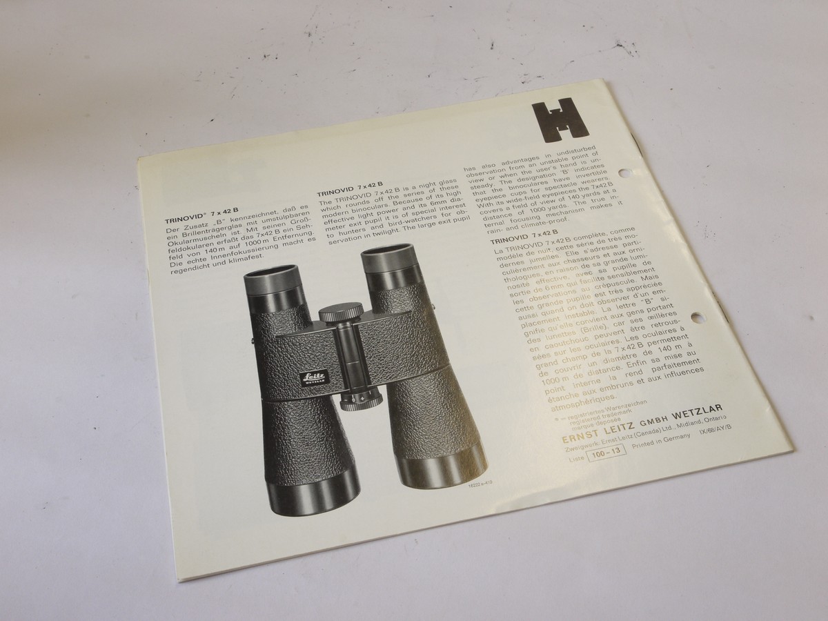 mwclassiccameras-20220603-350 Leitz News - Photo-Projection-Binoculars 12 page leaflet made for Photokina 1968