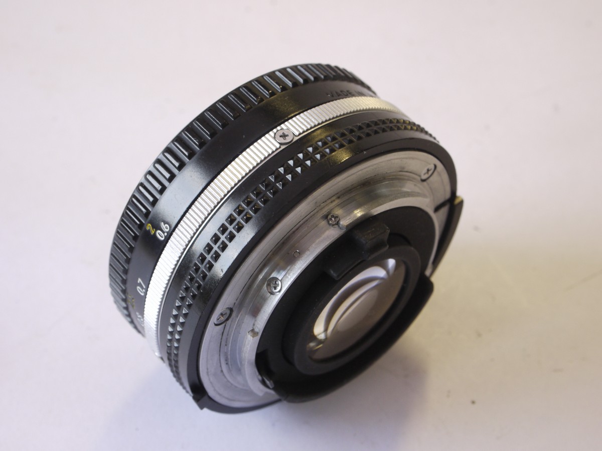 mwclassiccameras-20220603-66 Nikon 50mm f1.8 Nikkor manual focus AIS mount lens, short "pancake" type