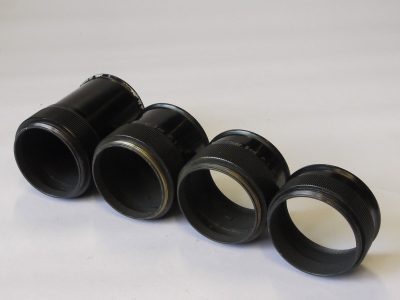 Leitz set of Four L39 Extension tubes, M1:1 + M1:1.5, M1:2 & M:1:3
