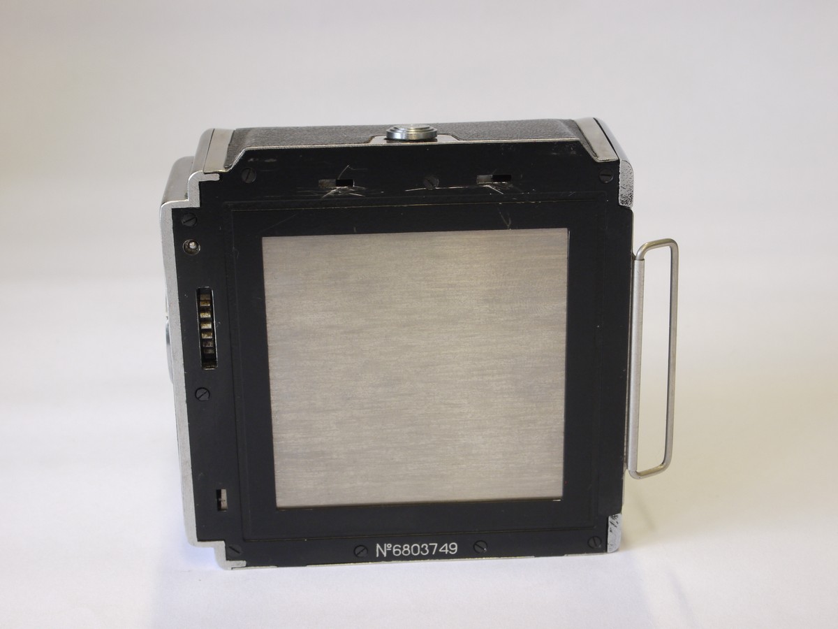 mwclassiccameras-20220610-18 Russian/Soviet made 6x6 Magazine back for Salyut 6x6 Hasselblad copy, with dark slide
