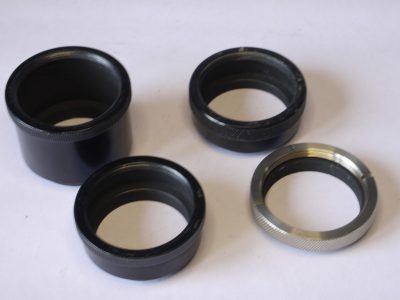Leitz set of four L39 Extension Tubes, one marked L5