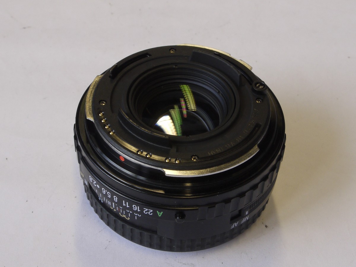 mwclassiccameras-20220708-22 Pentax 645 75mm f2.8 SMC Pentax-FA lens with front cap & makers Box