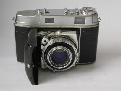Kodak Retina IIc 35mm folding coupled rangefinder camera with Schneider 50mm f2.8 Xenon C interchangeable lens
