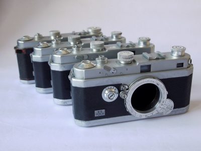 Foca set of Four Leica Copy Camera bodies, all non or partially working - 3 x Foca 1 Star bodeis & 1 x Foca 2 Star