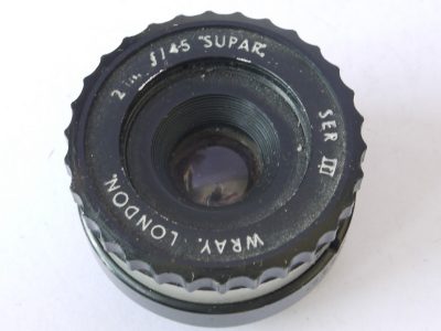 Wray 2 inch f4.5 Supar Ser. III enlarging lens, small screw mount