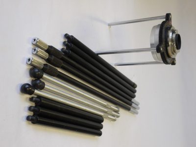 Kodak Retina Reflex Copy Stand (Deckel mount) with 3 legs & set of 4 additional extension leg sets with close-Up markings
