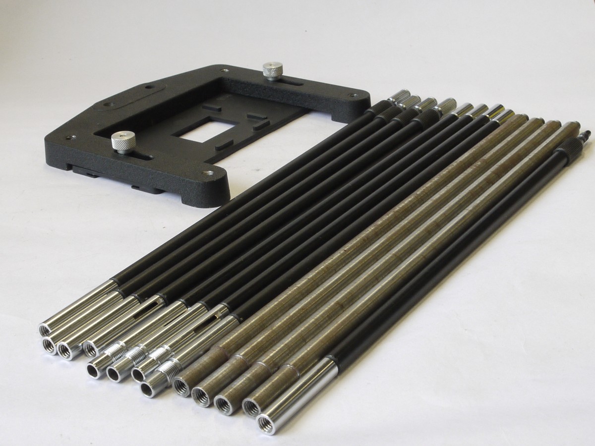 mwclassiccameras-20220819-120 Kodak Negative carrier/copier with 3 sets of Extension lens & one additional leg