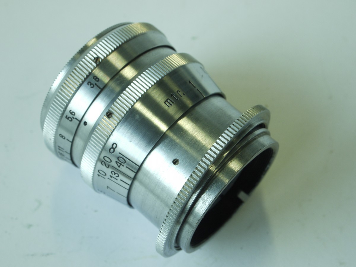 mwclassiccameras-20220923-153 Schneider 7.5cm f3.8 Tele-Xenar chrome lens for Akarelle/Akarette