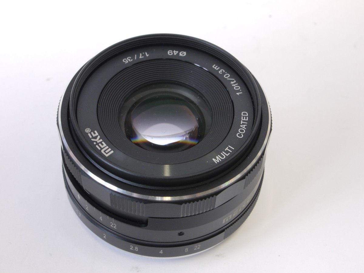 mwclassiccameras-20220923-49 Meike 35mm f1.7 lens in Fuji X mount + makers front cap & pouch case