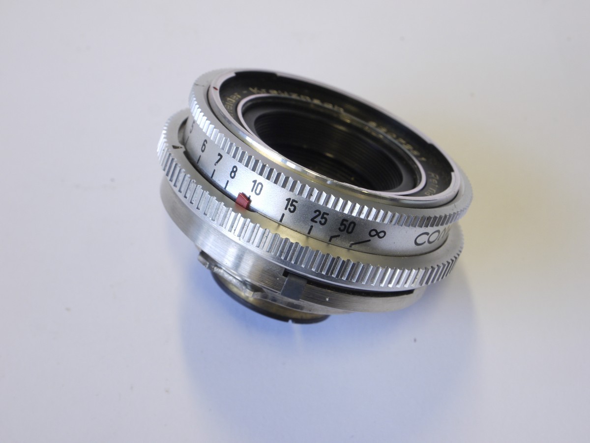 mwclassiccameras-20221007-143 Schneider 50mm f2.8 Retina-Xenar Deckel DKL mount lens + makers keeper case