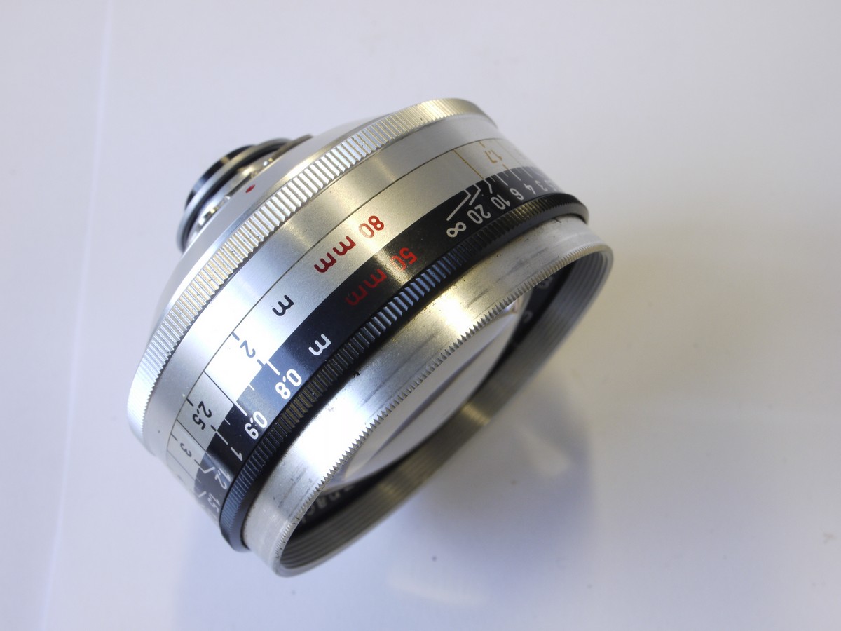 mwclassiccameras-20221007-148 Schneider 80mm f4 Retina-Longar-Xenon C lens for Retina IIc/IIIc + makers keeper case