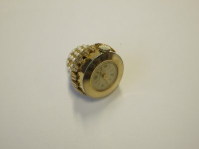 Corocraft Jewel Type Nurse's watch with jewel decoration on rear