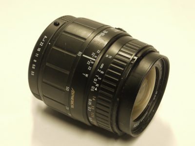 Sigma 28-80mm f3.5-5.6 Aspherical Macro Zoom, Pentax PK-A mount + rear cap