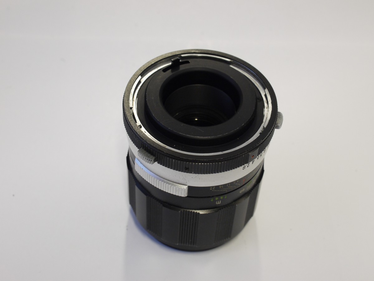 mwclassiccameras-20221202-140 Miranda 105mm f2.8 Auto Miranda bayonet mount lens + makers rear