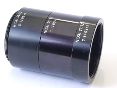 Zeiss Ikon set of Three M42 auto Extension tubes, marked f=50/1:2, 50/1:2 & 50/1:4. Possible for Icarex M42 cameras/lenses