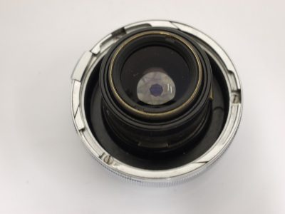 Zeiss-Opton 35mm f2.8 Biogon Post-War lens for Contax IIa/IIIa rangefinder cameras + Zeiss rear cap