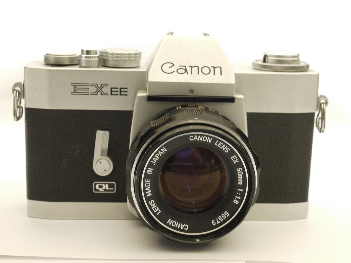 Canon EX EE QL 35mm SLR with 50mm f1.8, Canon Cable Release