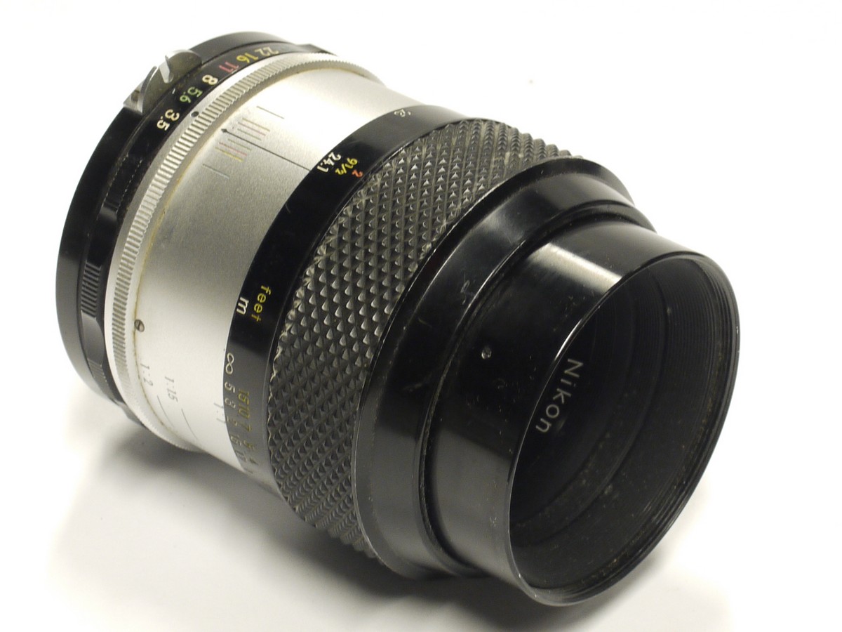 mwclassiccameras-20230120-921 Nikon 55mm f3.5 Micro-Nikkor-P manual focus PRE-AI mount lens + front cap