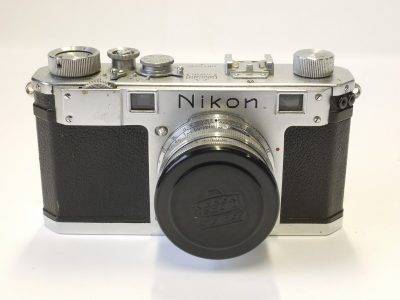 Nikon S + 5cm f1.4 Nikkor-S.C all chrome lens & Nikon black front cap