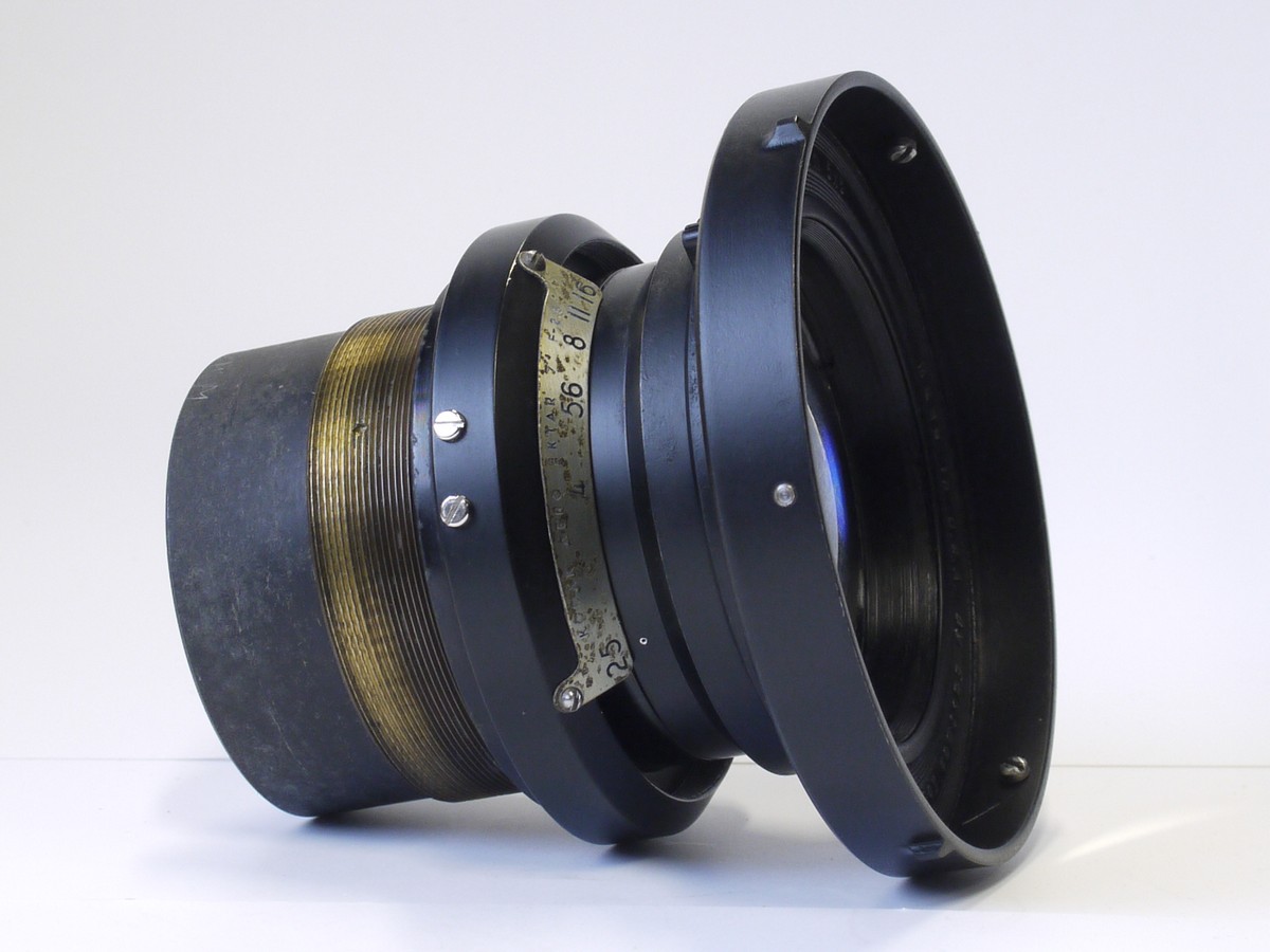 mwclassiccameras-20230217-117 Kodak 178mm f2.5 Aero Ektar lens (5x5) with Iris Diaphragm